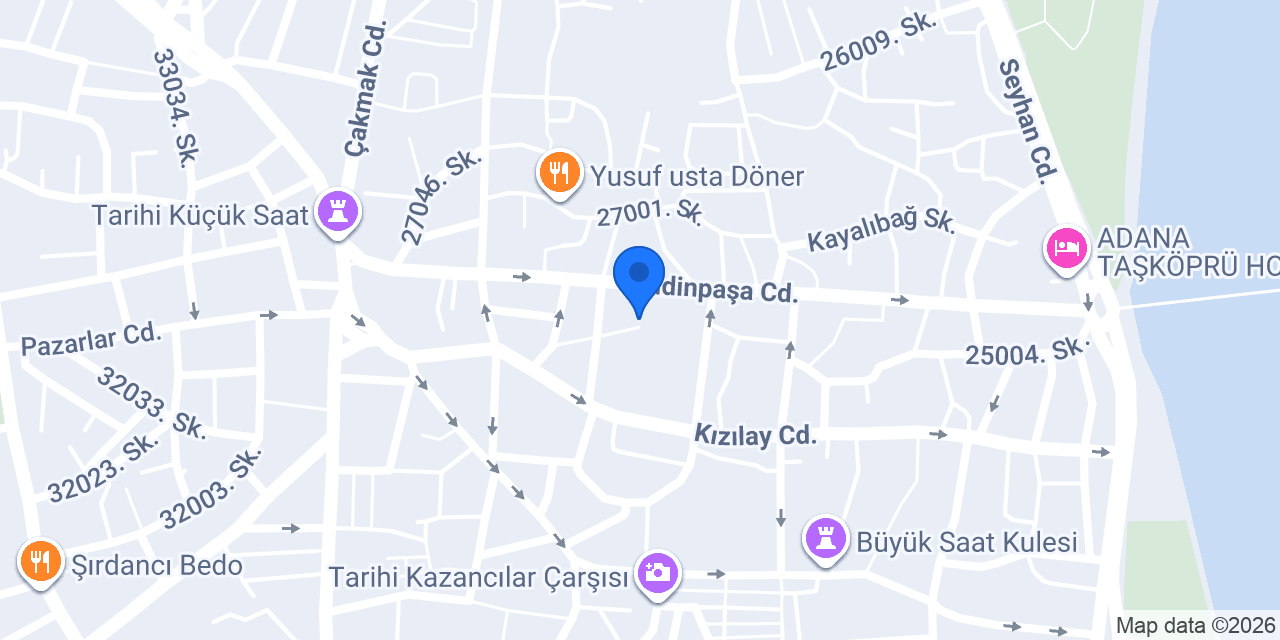Adana Isı Rezistans konumu