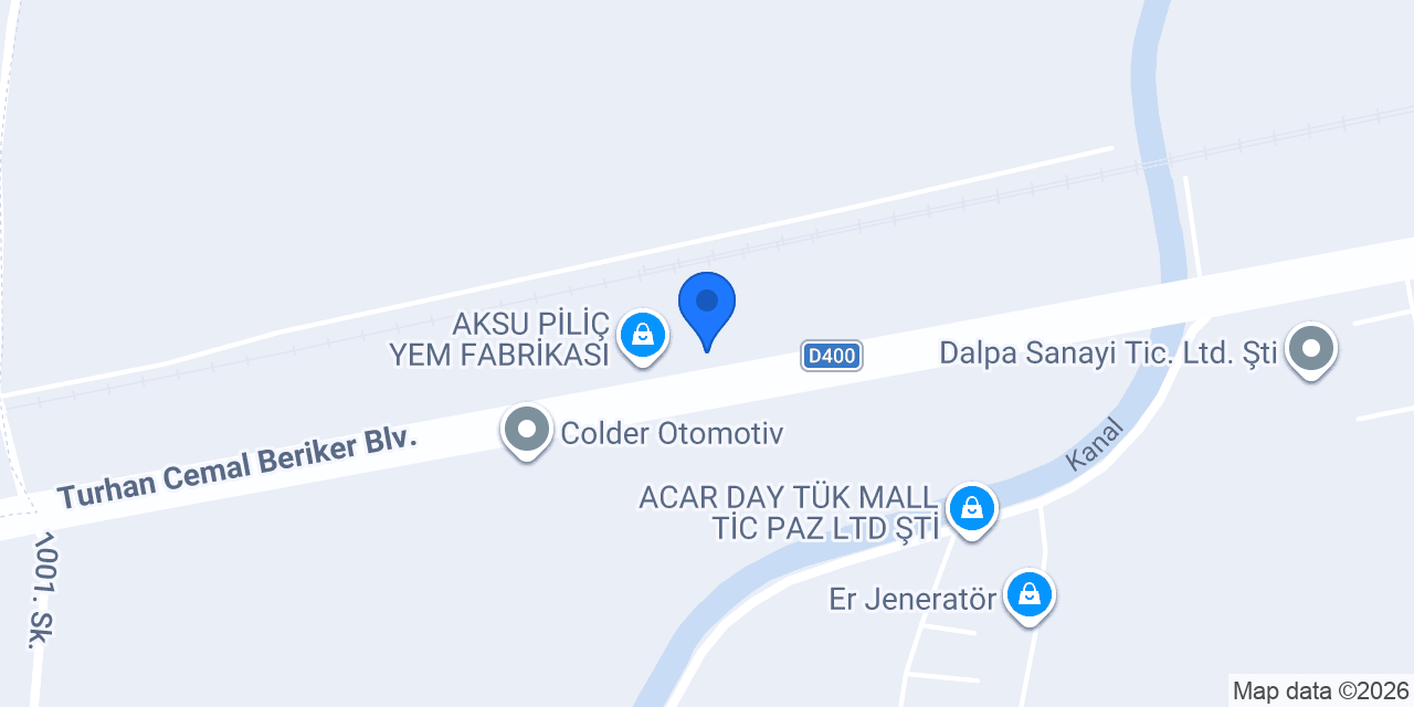 YILDIZALP Hazır Beton konumu