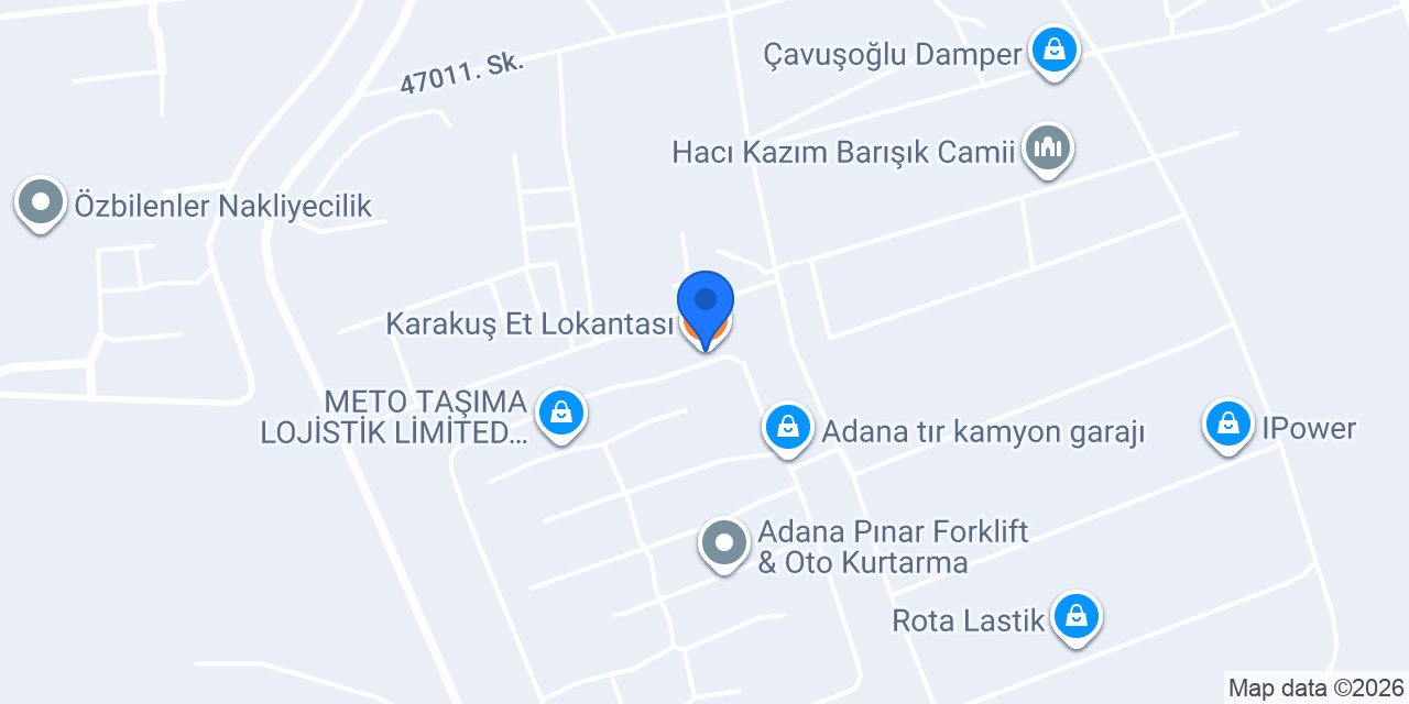 Karakuş Et Lokantası konumu
