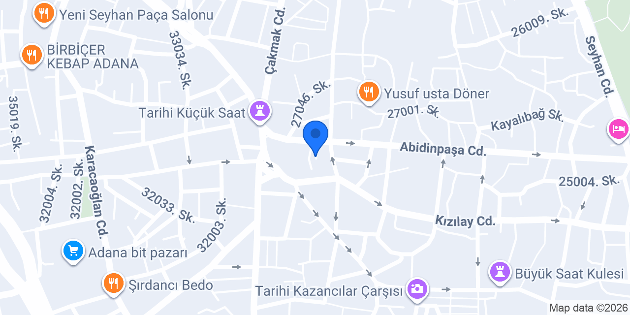Adana Expres Kuru Temizleme konumu