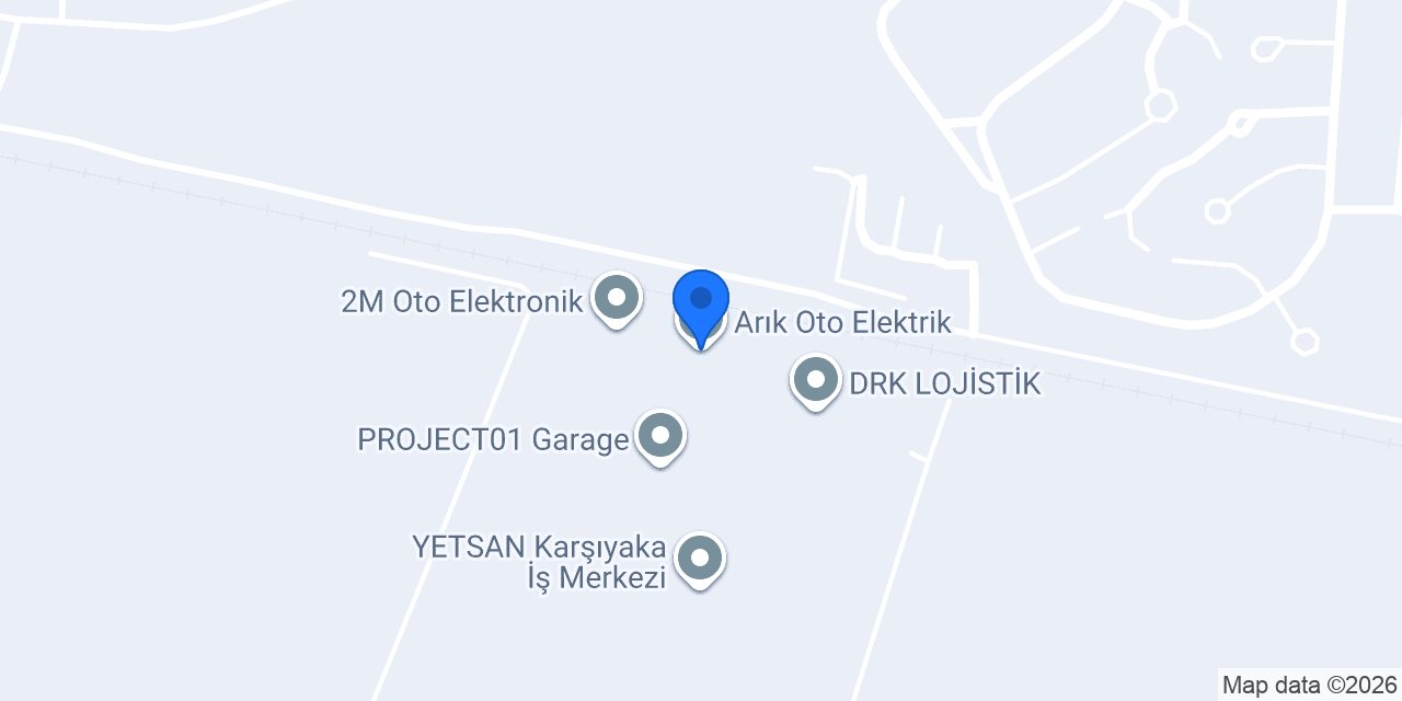 Arık Oto Elektrik konumu