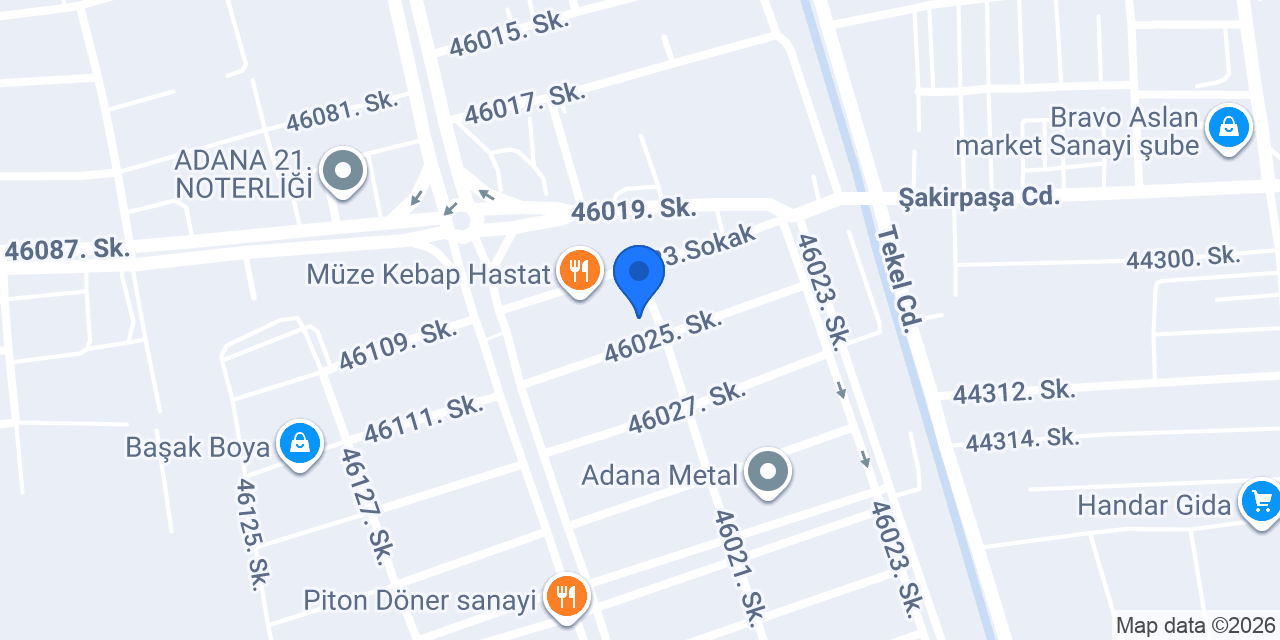 Serçe Oto Elektrik konumu