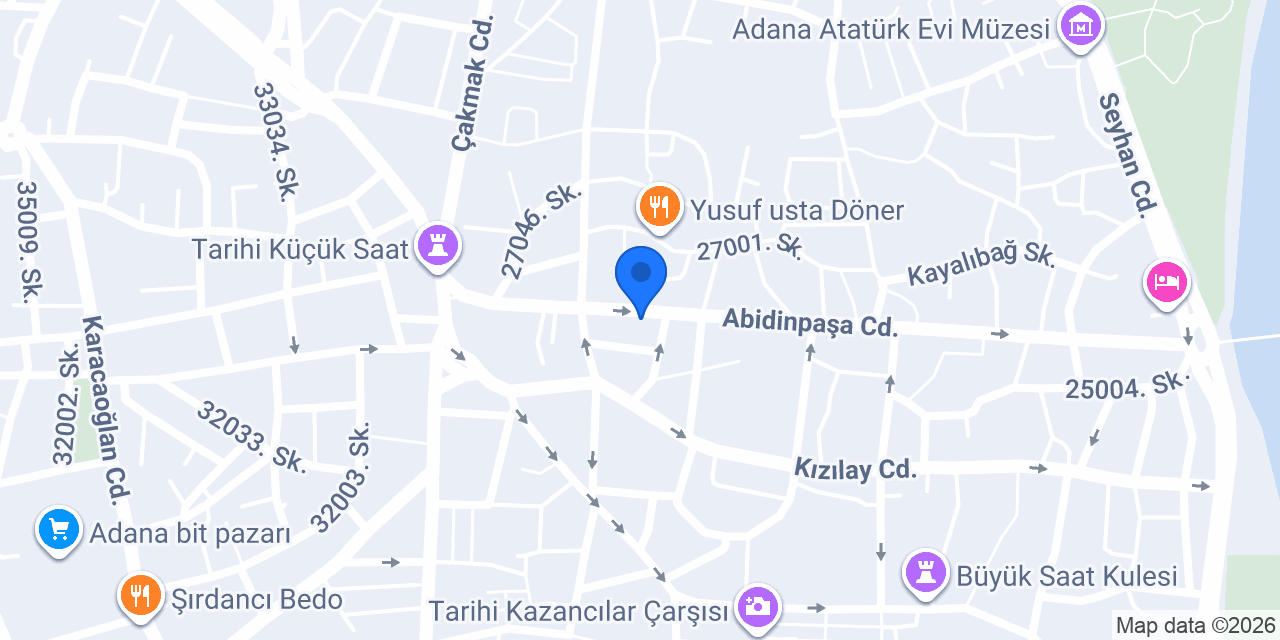 Abidinpaşa Eczanesi konumu
