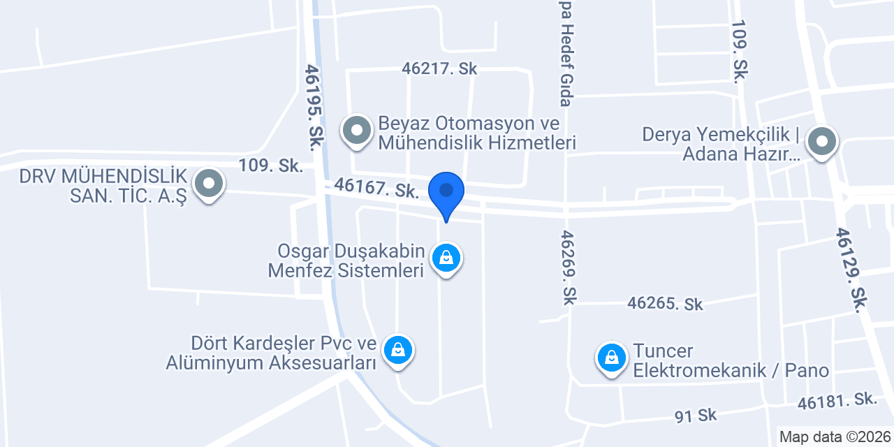 FİNEXTEK Mekatronik konumu