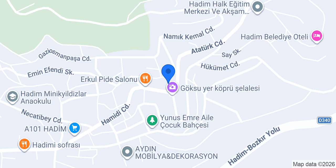 Hadim Çok Programlı Lise konumu