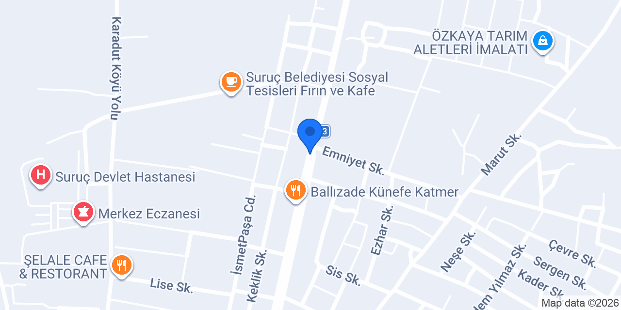 SURUÇ GECE DÖNERCİSİ konumu