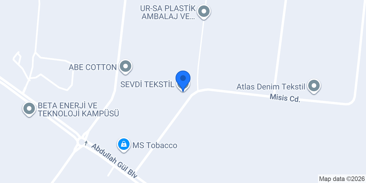 SEVDİ TEKSTİL konumu
