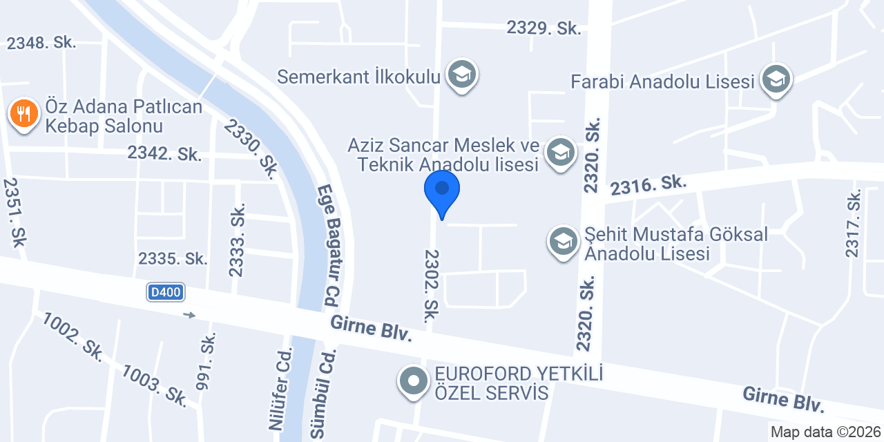 Atakent İlkokulu konumu