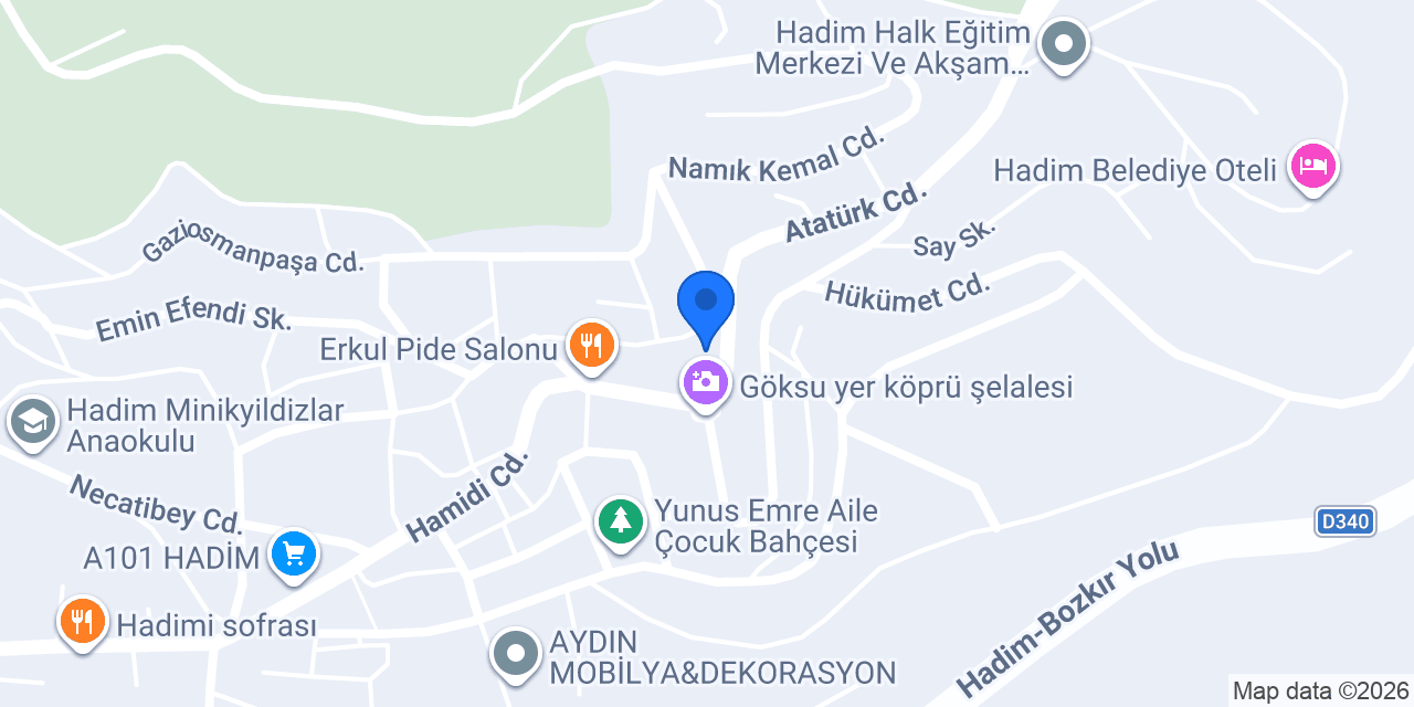 Hadim ELEKTRIK konumu