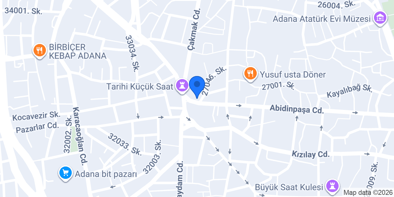 Çukurova Şekerleme konumu