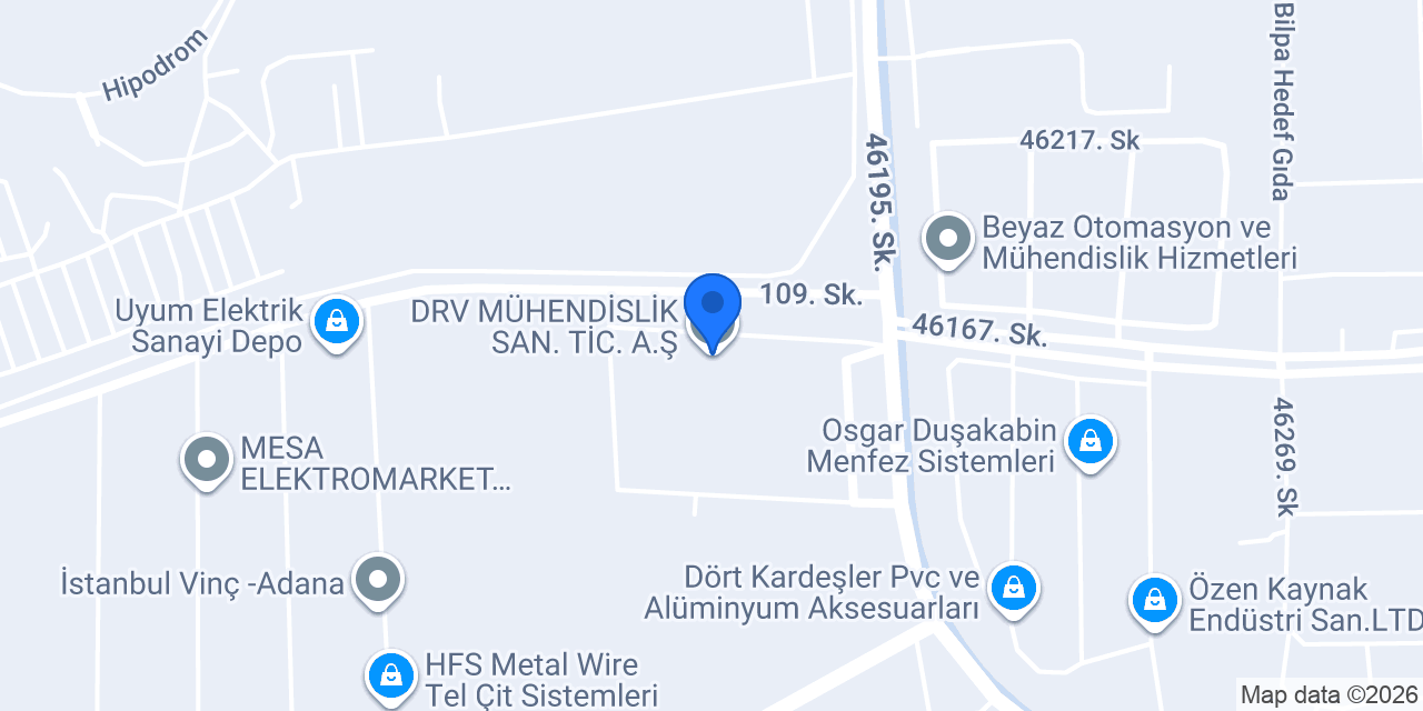 DRV MÜHENDİSLİK SAN. TİC. A.Ş. konumu