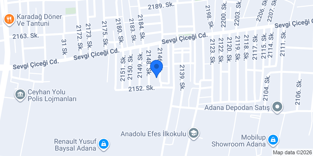 Çağlayan Döner Tantuni konumu