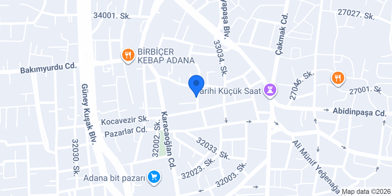 Özkılıç Tekstil konumu