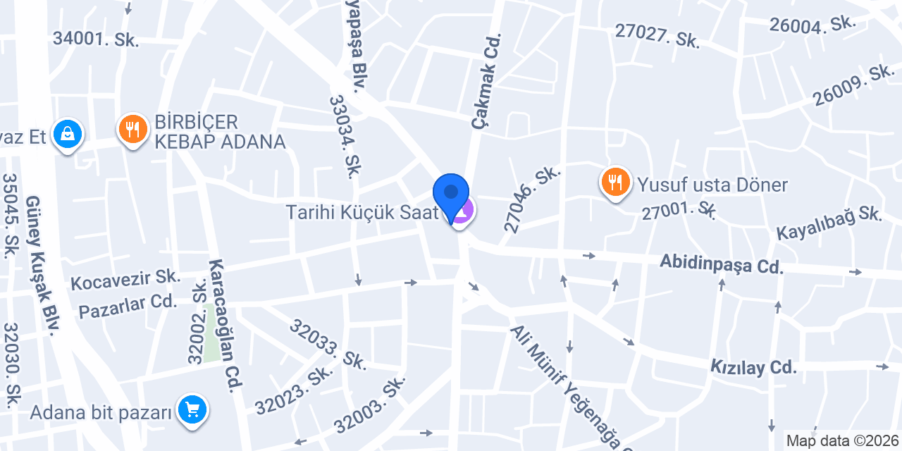 UPT Ria ADANA konumu