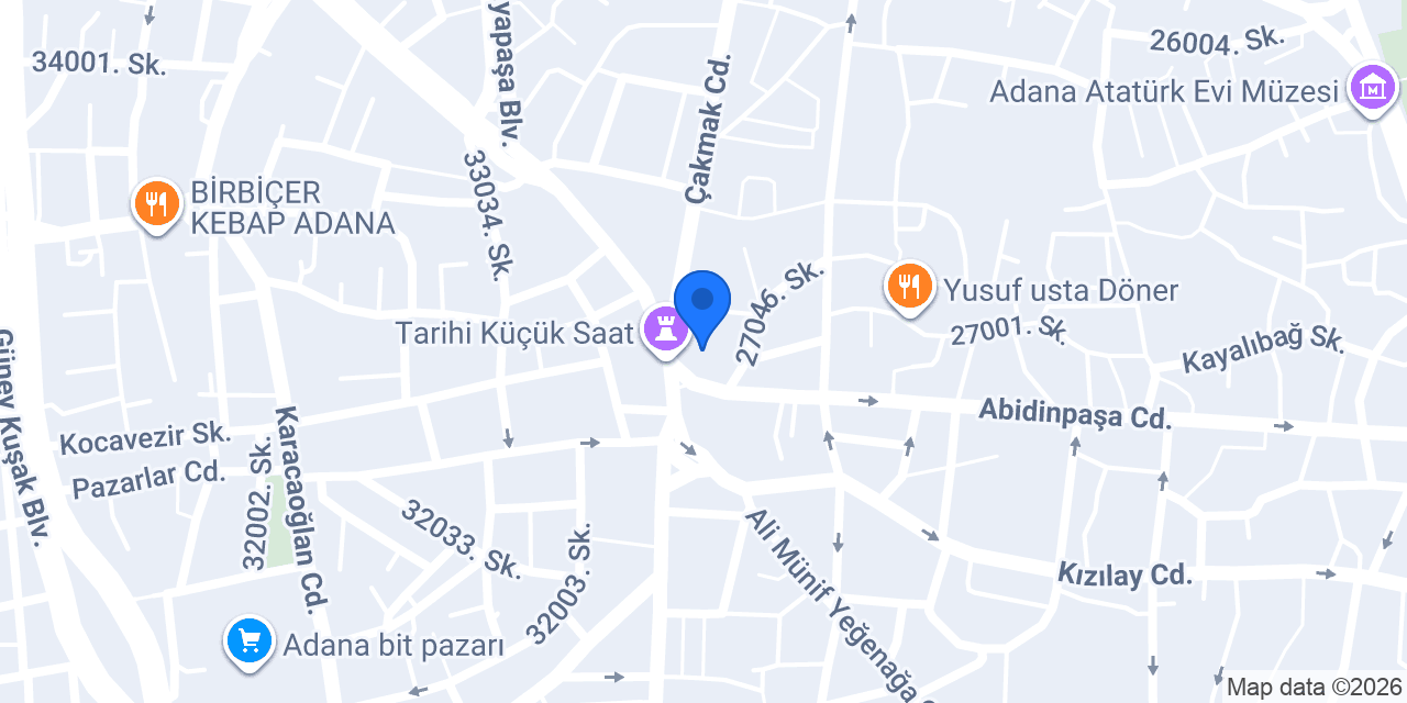 Ali Kuyumcu Atölyesi konumu