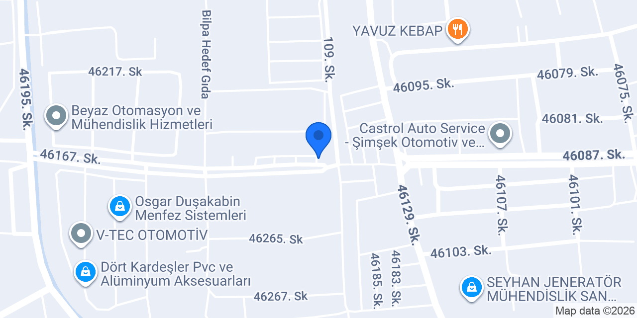 Bingöl Yangın Söndürme konumu