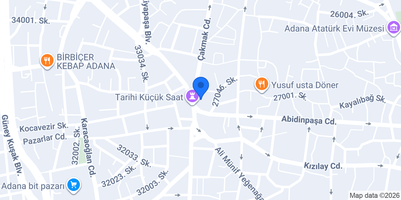 Akdeniz Kuyumculuk konumu