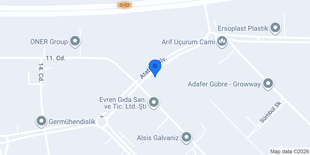 Ako Mermer Fabrikası AOSB konumu