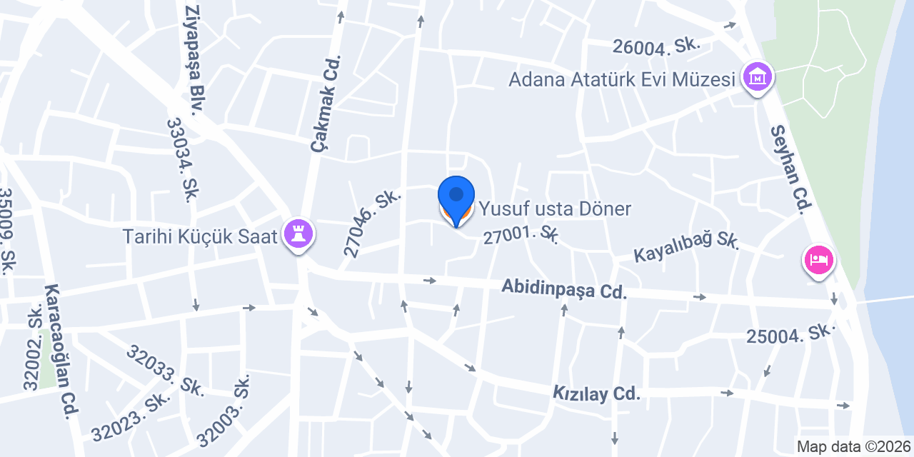 Yusuf usta Döner konumu