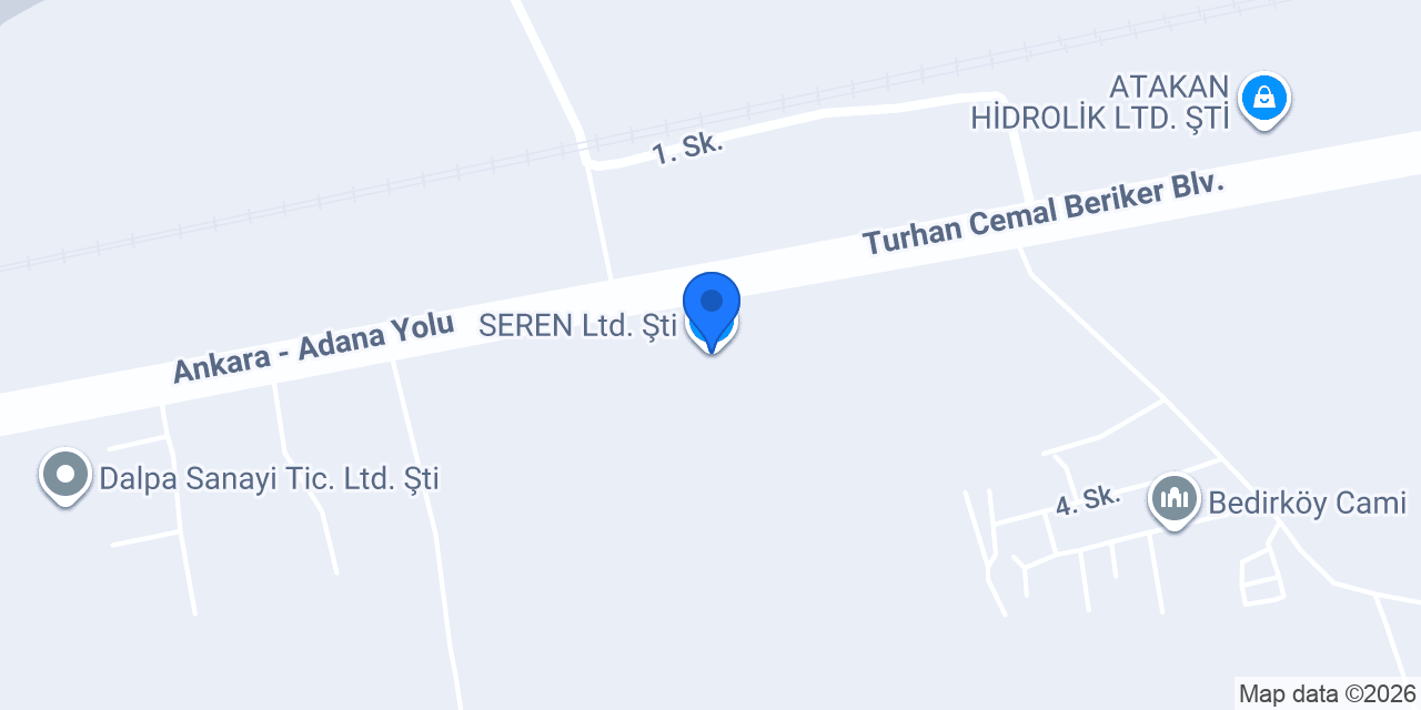 SEREN Ltd. Şti. konumu