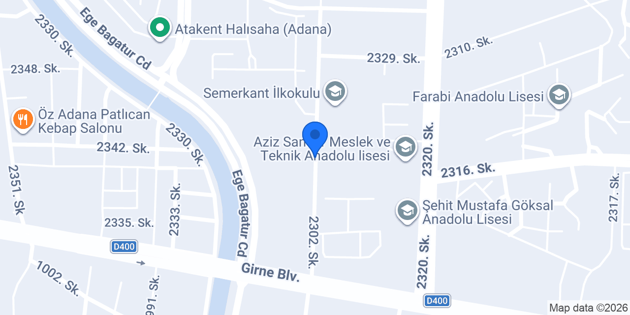 Mavi Balon Anaokulu konumu
