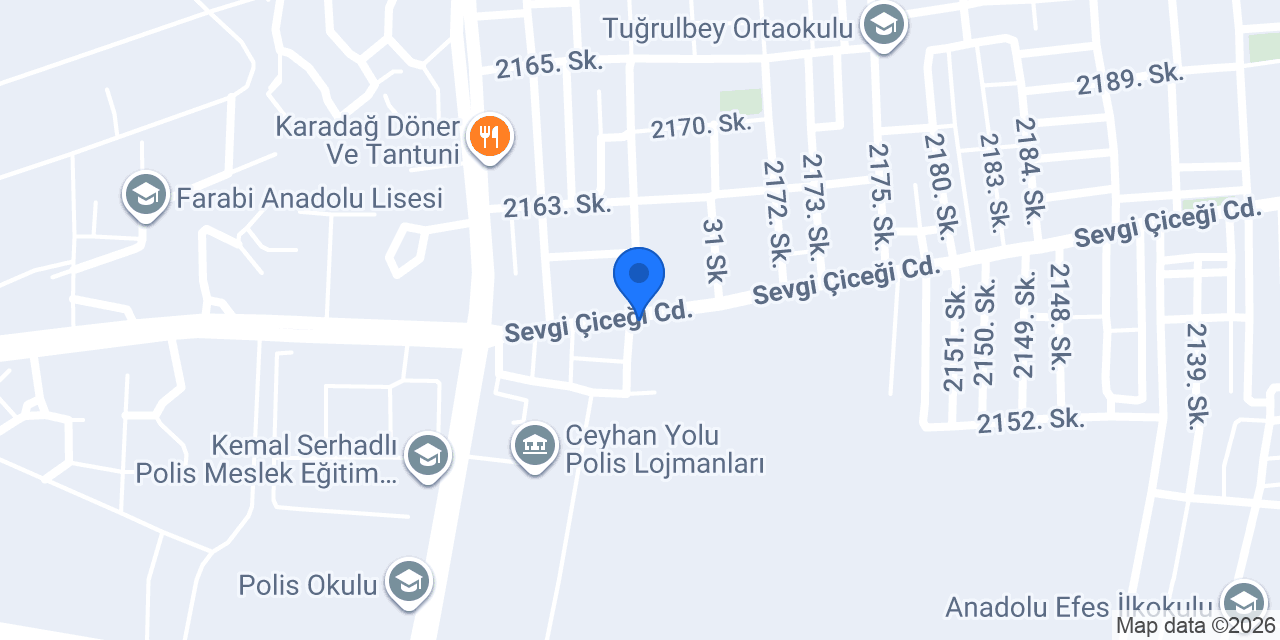 Furkay Yapı Dekorasyon konumu