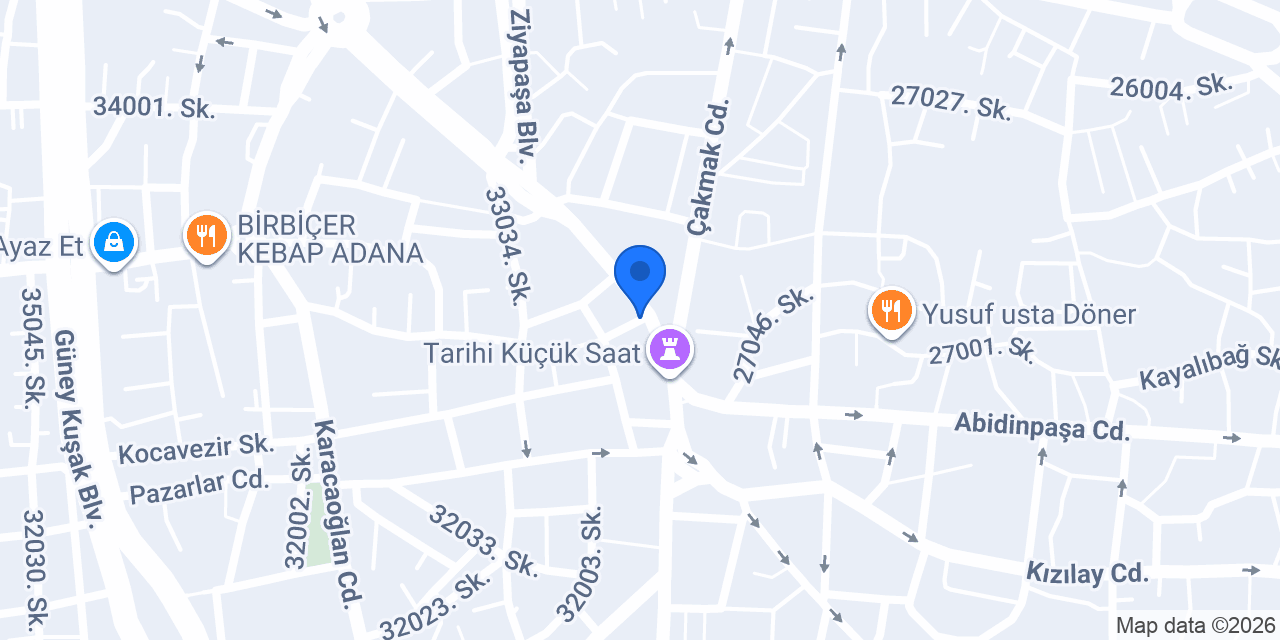 Velas Kuyumcu | Adana konumu