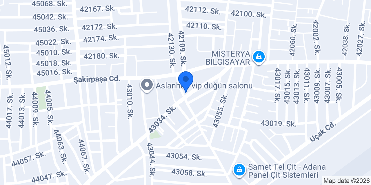 Poyraz Tel Çit Sistemleri konumu