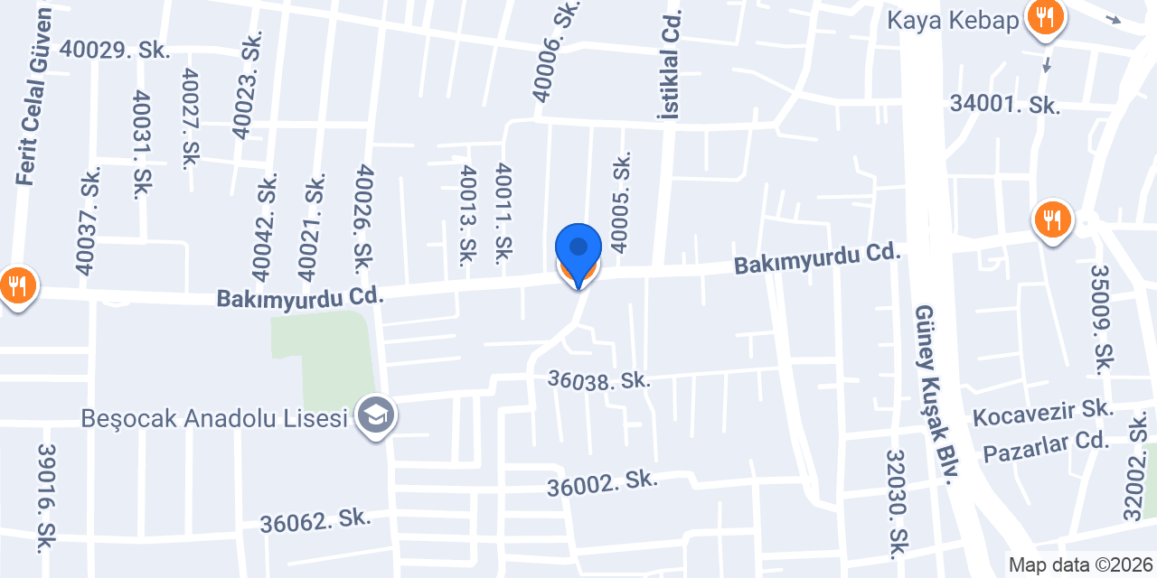 Doğan Kaymaklı Kadayıf Bakımyurdu Merkez konumu