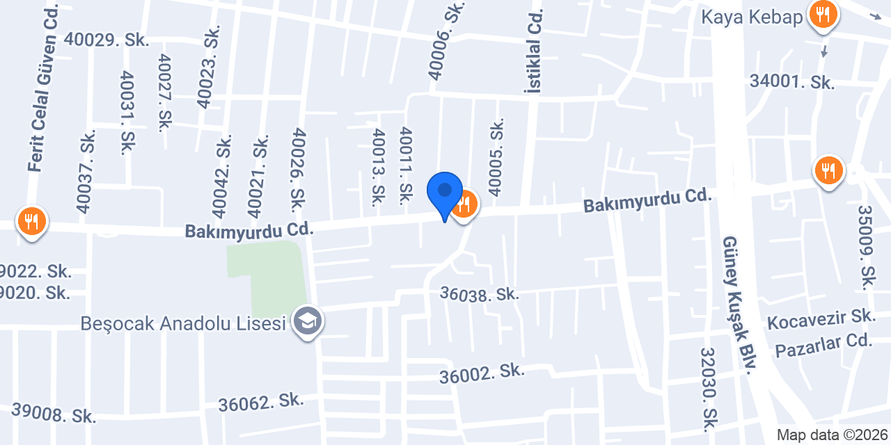 Boyacı Ticaret konumu