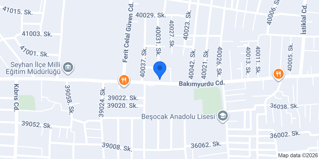 Köksal Pazarlama konumu