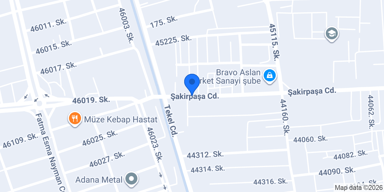 ADANA KROM KAPLAMA konumu