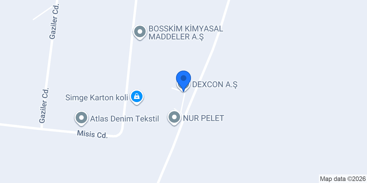 DEXCON A.Ş. konumu