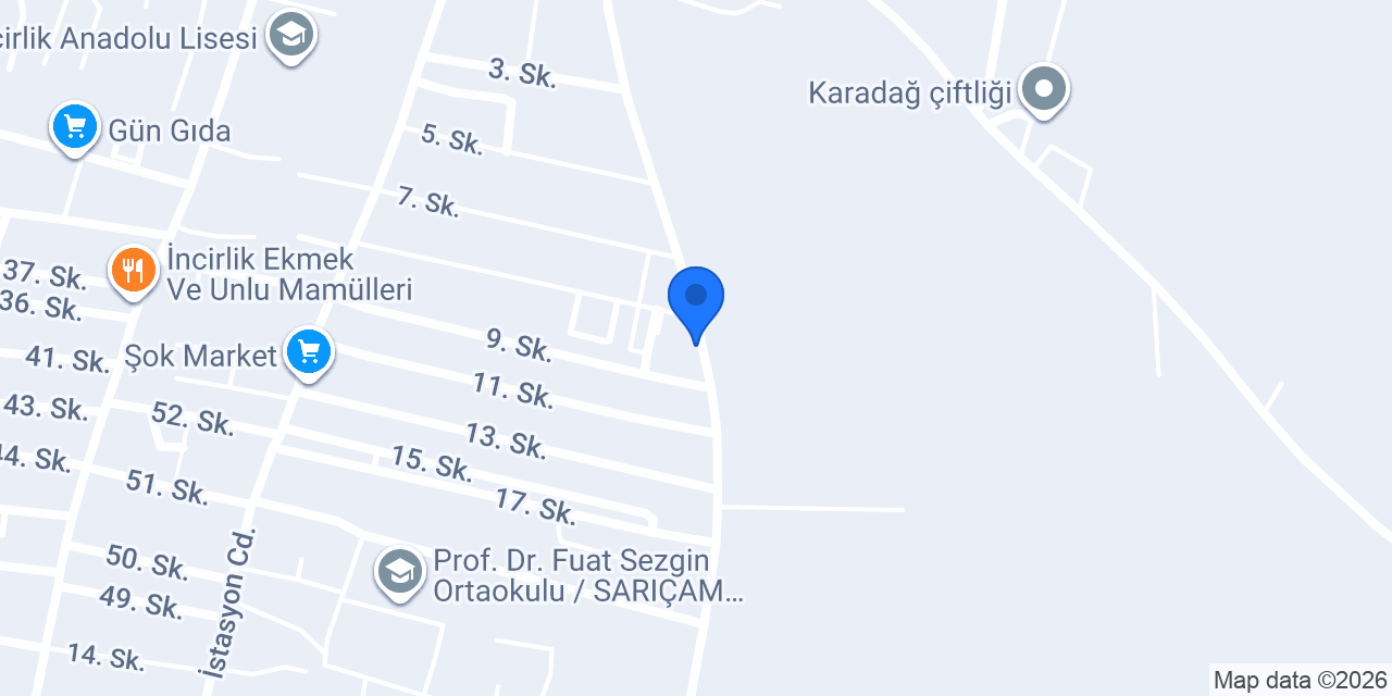 Kuaför Tuğba konumu