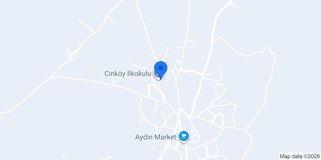 Cinköy İlkokulu konumu