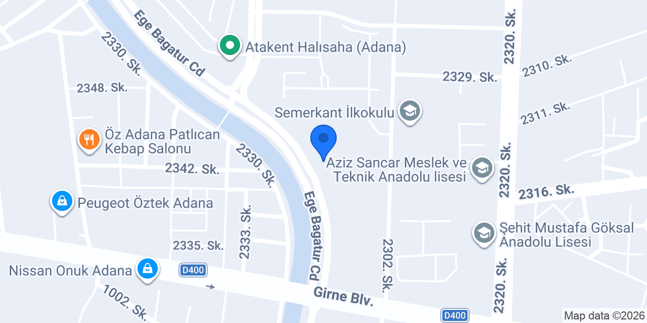 PALACE DÖNER konumu
