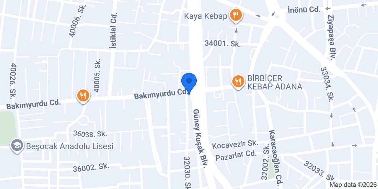 Öz Star Börekçilik konumu