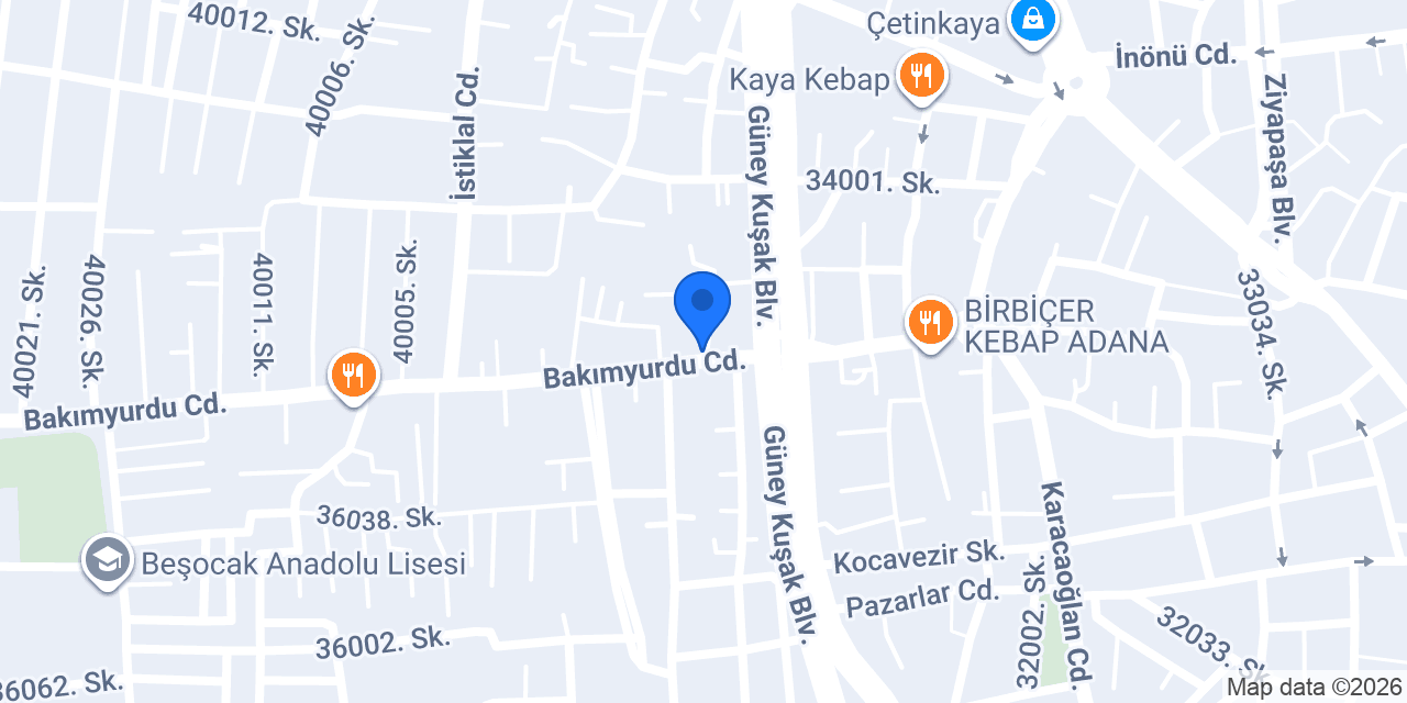 Fidan Halıcılık konumu