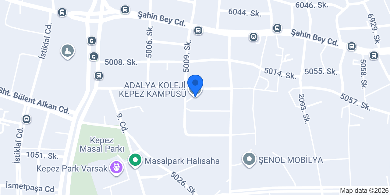 ADALYA KOLEJİ KEPEZ KAMPÜSÜ konumu