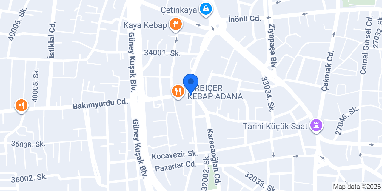 Eyvan Kebap konumu