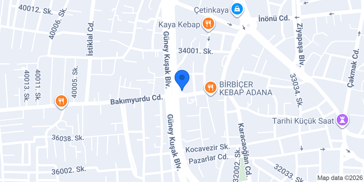 Adana Elektronik Anahtar konumu
