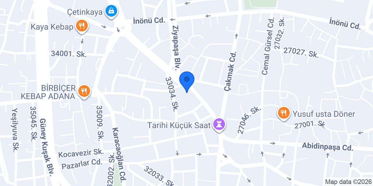 FERİHA SARIOĞLU ADANA konumu