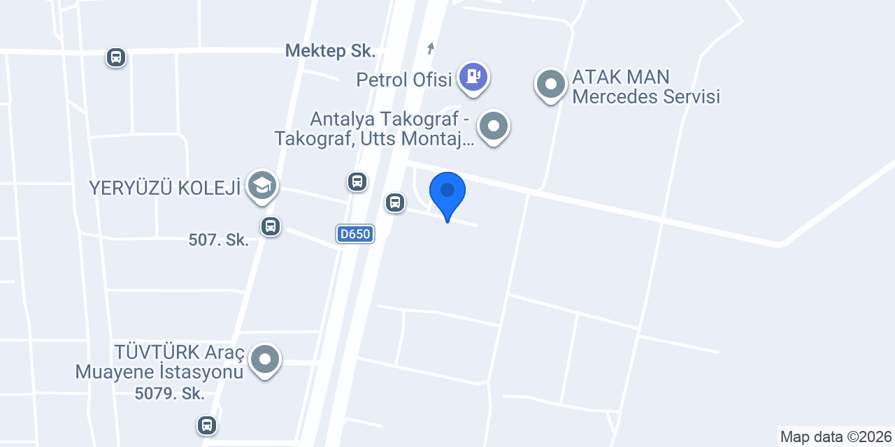 Yavuz Damper oto Makas konumu