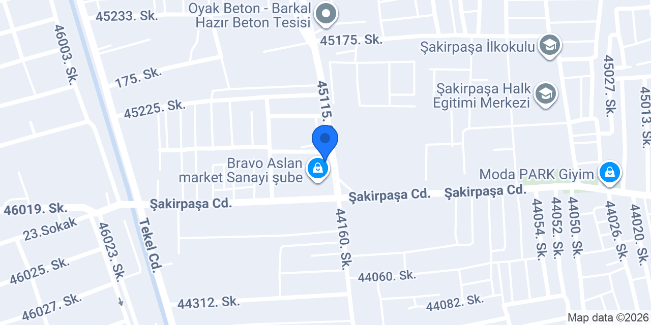 Oflaz Oto konumu