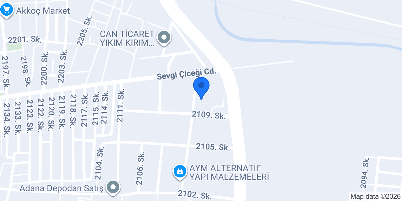 Derin Su Boru Ek parça konumu