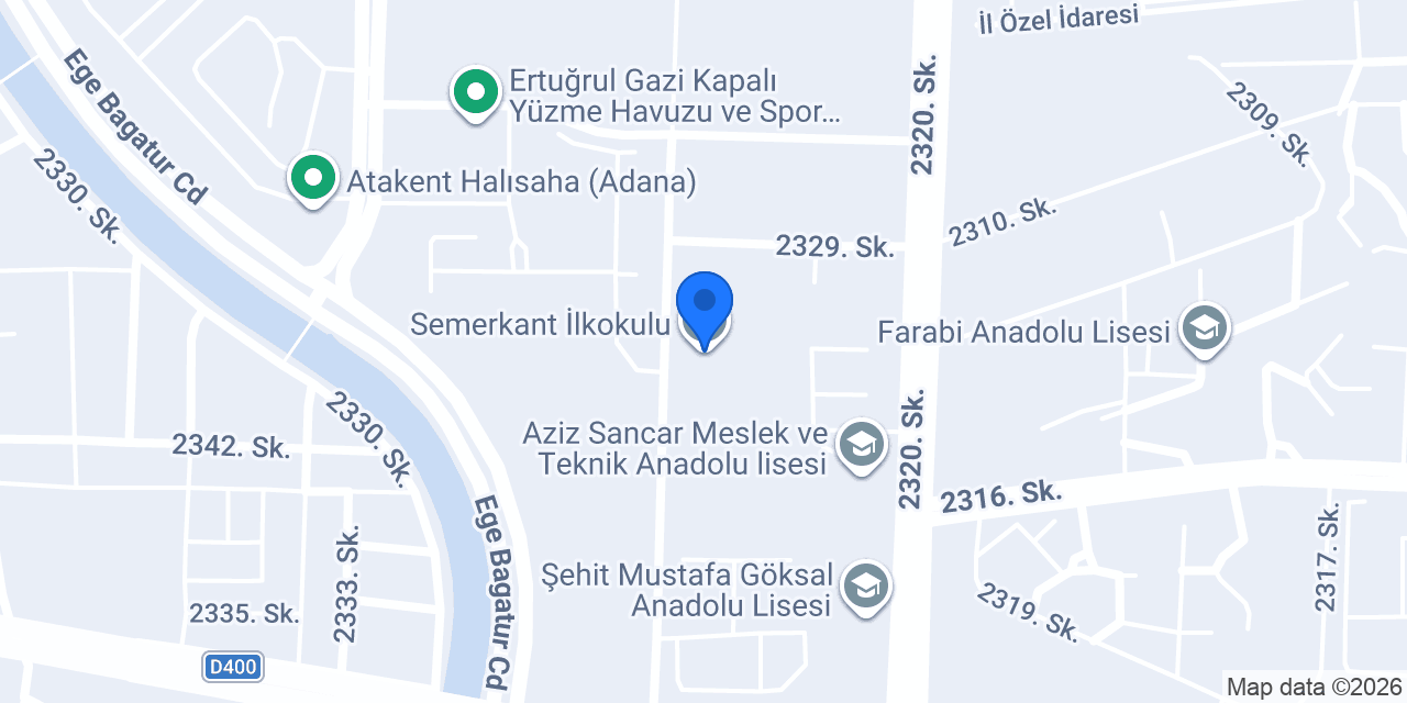 Semerkant İlkokulu konumu