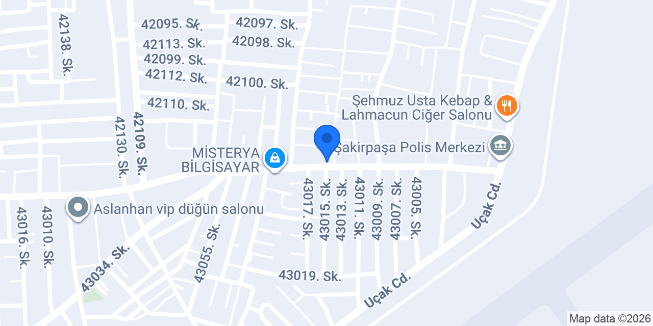 Erkek Kuaförü Orhan konumu