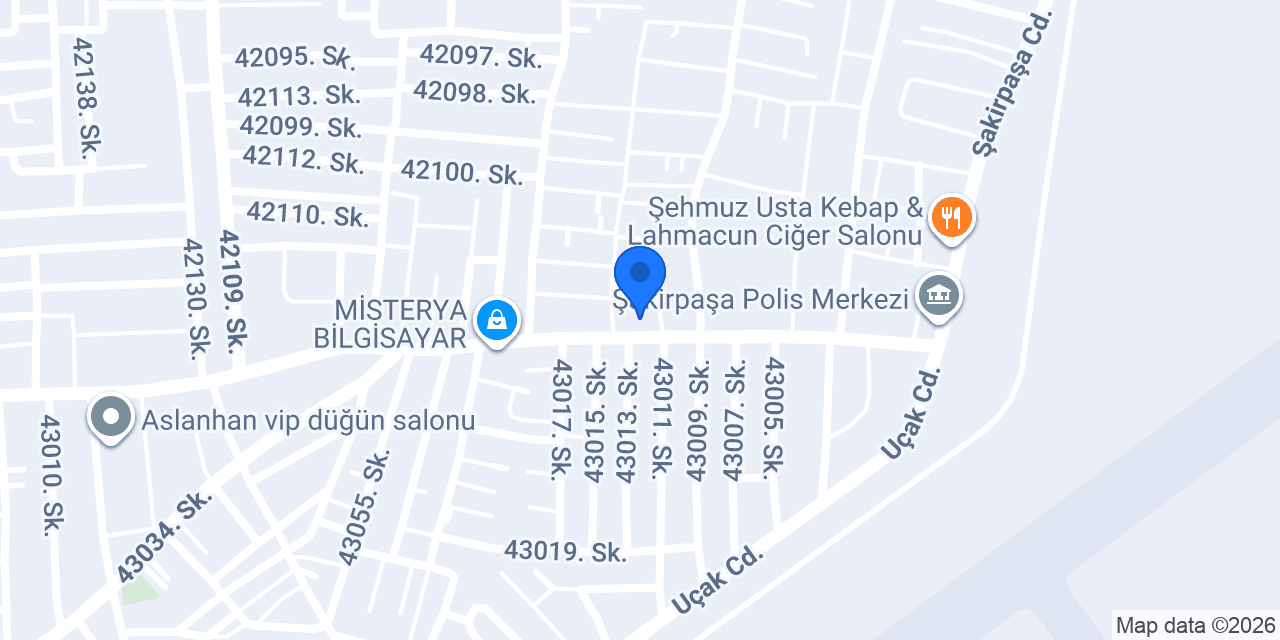 Manolya Çiçekçilik konumu