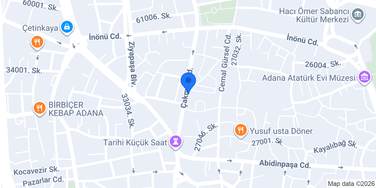 Yilmaz Saz Evi konumu