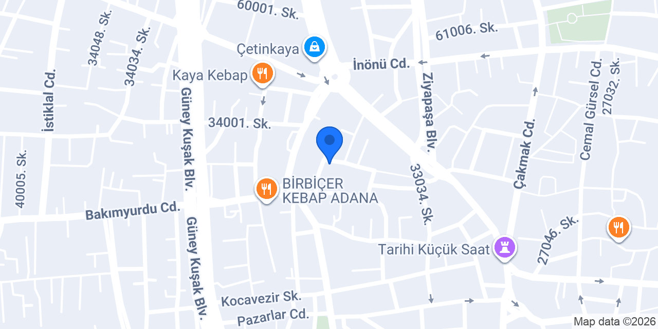 Erciyes Mobilya konumu